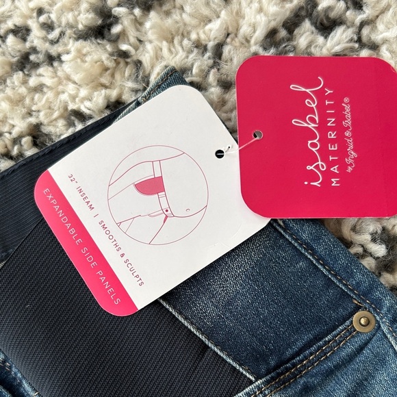 Maternity Women's Blue Jeans size 16/33R NEW - Picture 3 of 10